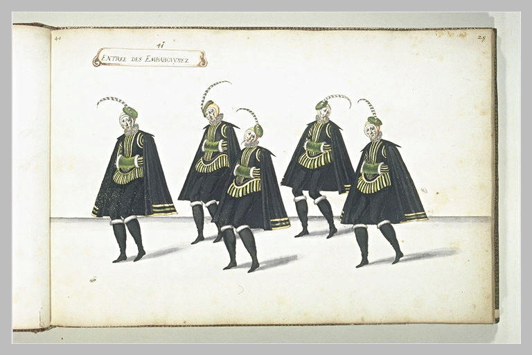 Entrée des Embabouynez : cinq figures