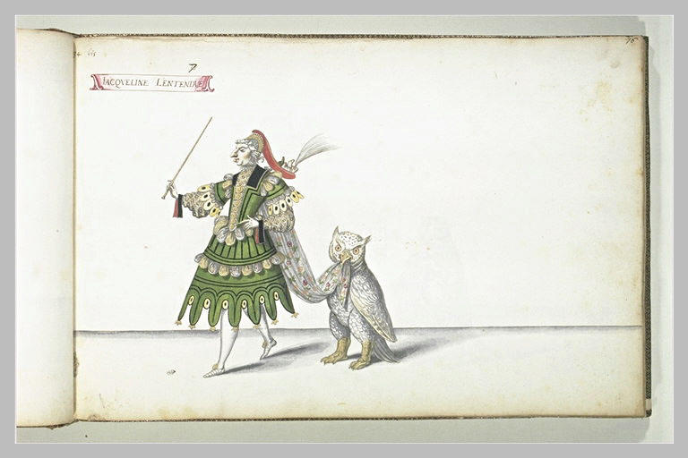 Jacqueline l'Entendue et un hibou