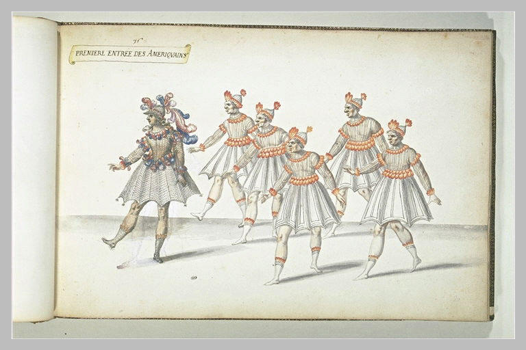 Première entrée des américains, six figures
