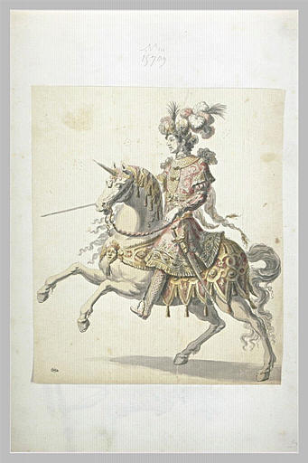Un cavalier sur un cheval galopant