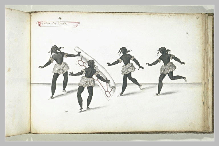 Entrée des esprits, quatre figures