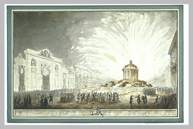 Feu d'artifice à Soissons