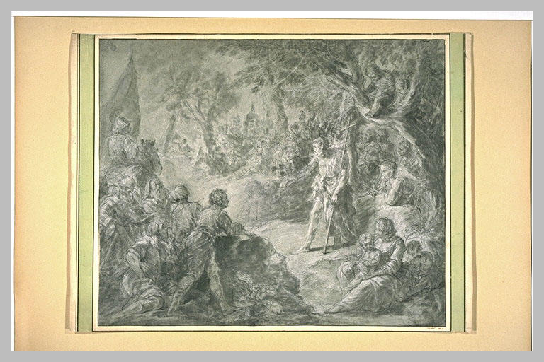 Saint Jean Baptiste prêchant dans le désert