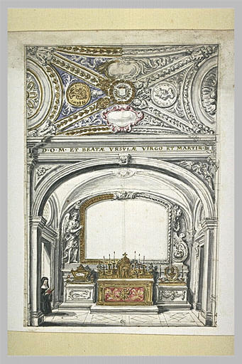 Projet pour une chapelle dédiée à Sainte Ursule