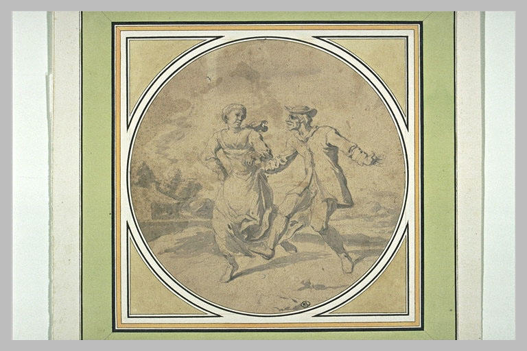 Un homme et une femme dansant