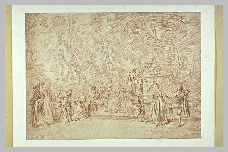 Divertissements dans un jardin