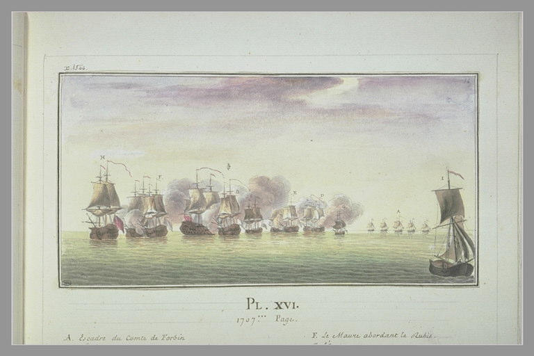 Campagnes de Duguay-Trouin : attaque du Cumberland, 1707