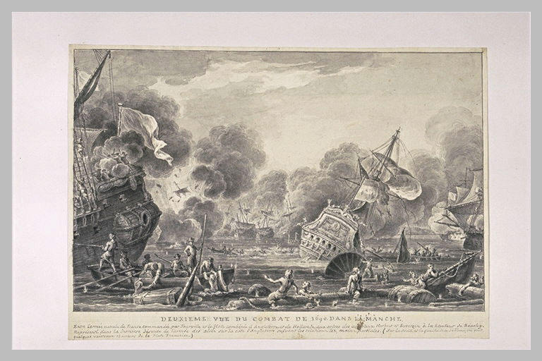 Deuxième vue du combat de Beachy Head