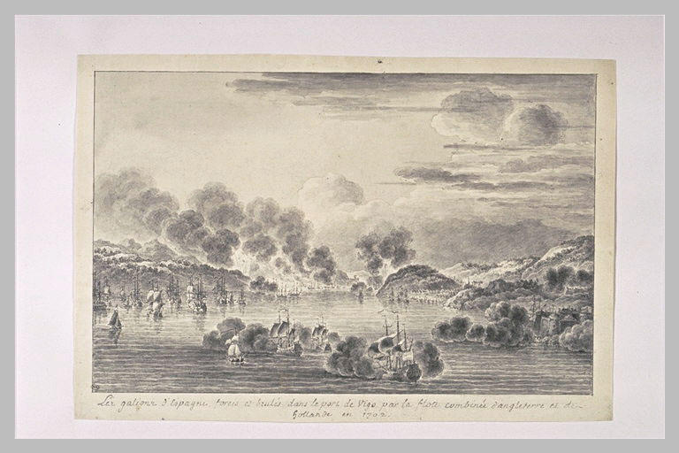 Attaque et destruction des galions d'Espagne dans la baie de Vigo, 1702