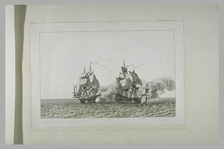 Jean Bart prend une autre frégate hollandaise, 1675