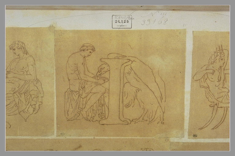 Ganymède donnant à boire à l'aigle de Jupiter