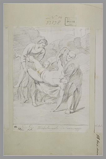 Mise au Tombeau d'après Caravage