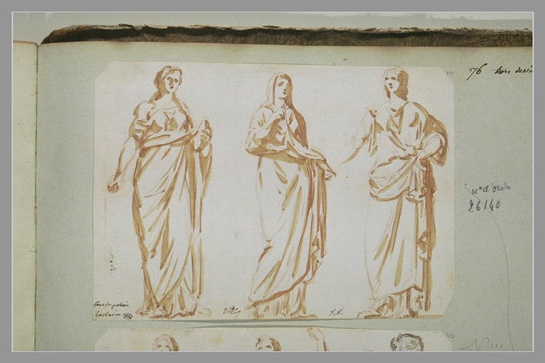 Trois femmes drapées