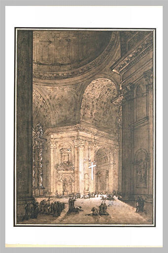 La croix lumineuse de Saint Pierre du Vatican