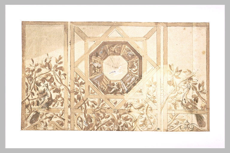Etude pour la décoration d'un plafond