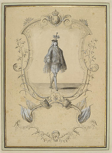 Un capitaine des cent-suisses de la garde du Roi