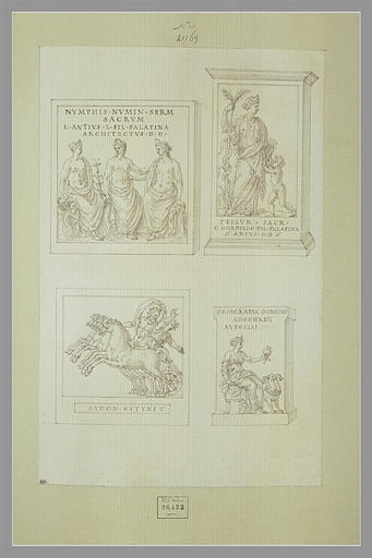 Quatre bas-reliefs