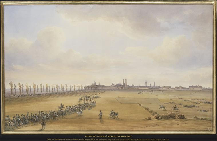 Entrée des français à Munich le 8 octobre 1805