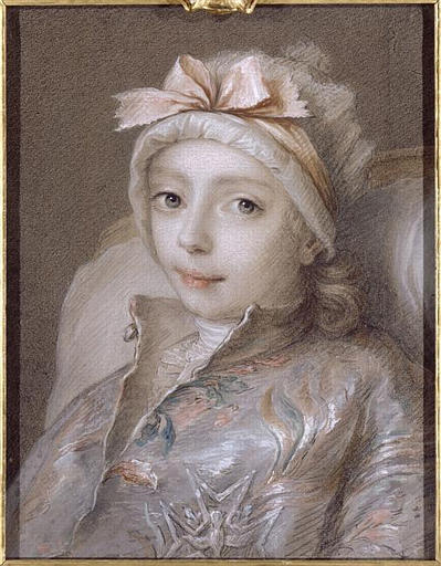 Louis-Joseph-Xavier de France (1751-1761), dauphin, duc de Bourgogne, frère aîné du futur roi Louis XVI - exécuté d'après nature