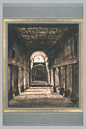 La basilique de Santa Bibiana près du temple de Minerve Medica à Rome