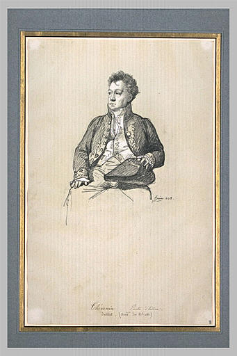 M. Thévenin, peintre d'histoire, en habit d'académicien