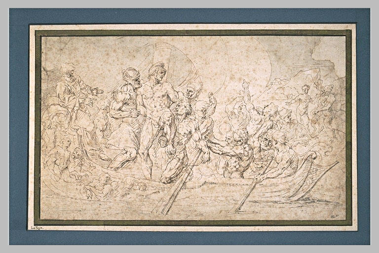 Ulysse se faisant lier au mât de son vaisseau