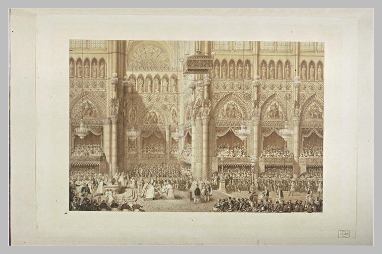Sacre de Charles X : les onctions