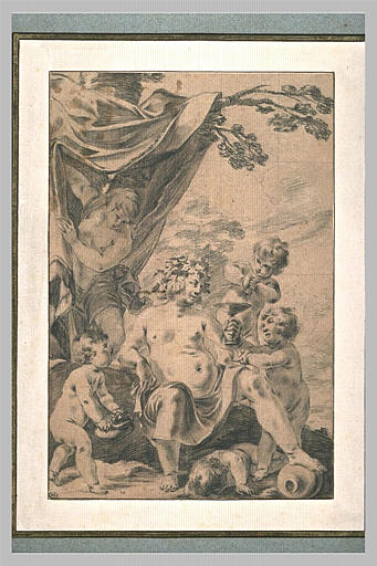 Bacchus, Ariane et quatre putti