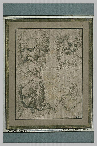 Quatre études de têtes