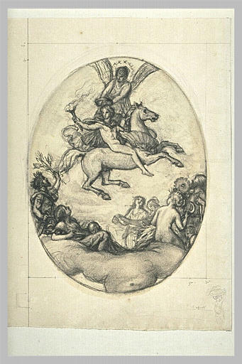 Etude probable du plafond de la Cour d'Assise de la Seine