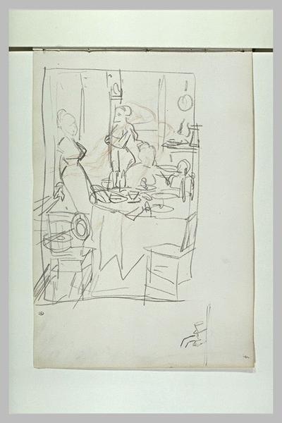 Etude d'après un tableau de Monet