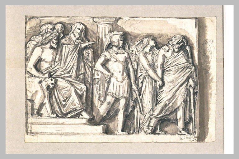 Bas-relief, d'après l'antique