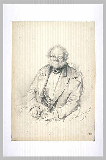 Portrait d'Habeneck, chef d'orchestre