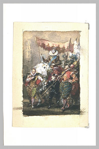 Entrée triomphale de la reine d'Angleterre à Tilbury