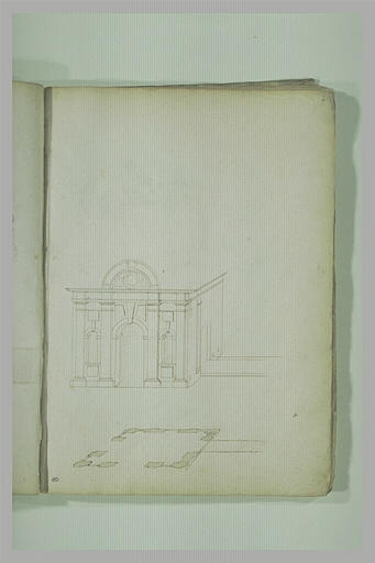 Etude d'architecture : élévation et plan