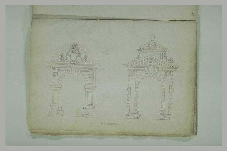 Etude d'architecture : deux portails