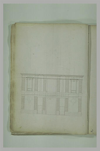 Etude d'architecture : projet pour la porte Saint-Honoré