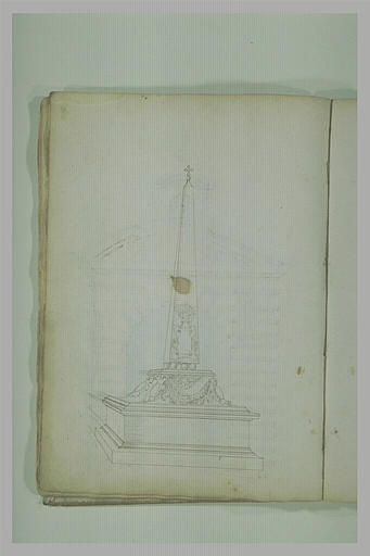 Etude d'un élément commémoratif architectural