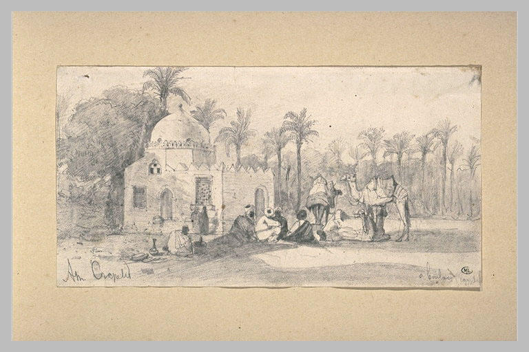 Une rue de Boulaq, quartier du Caire