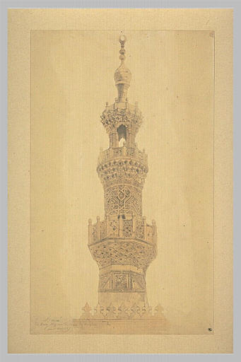 Minaret de la mosquée de Kaït-Bey au Caire