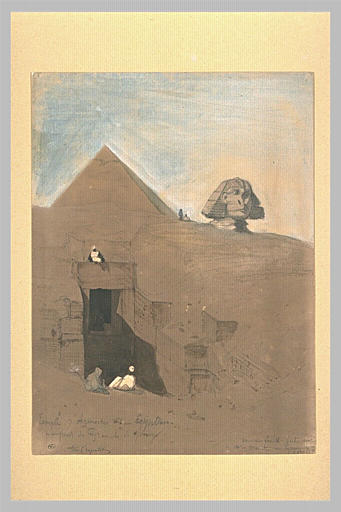 Temple d'Armachis près du sphinx et de la pyramide de Kheops