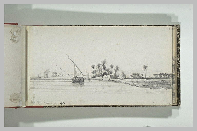 Paysage des abords du Nil en Haute Egypte