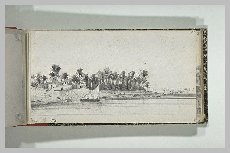 Paysage des abords du Nil