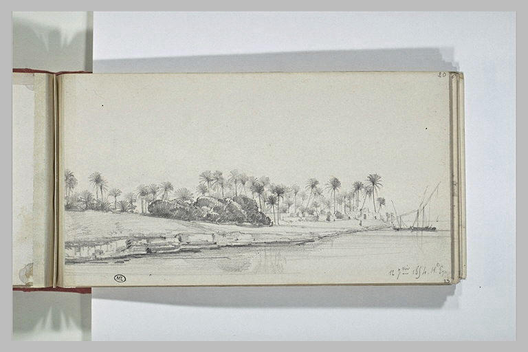 Paysage des abords du Nil