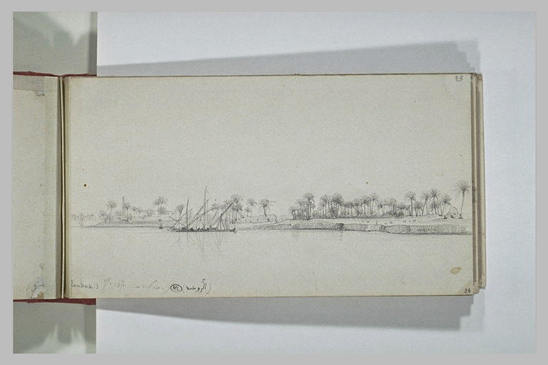 Paysage des abords du Nil