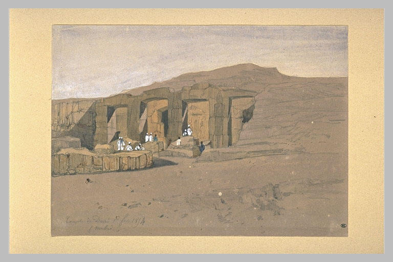 Le temple de Derri en Nubie