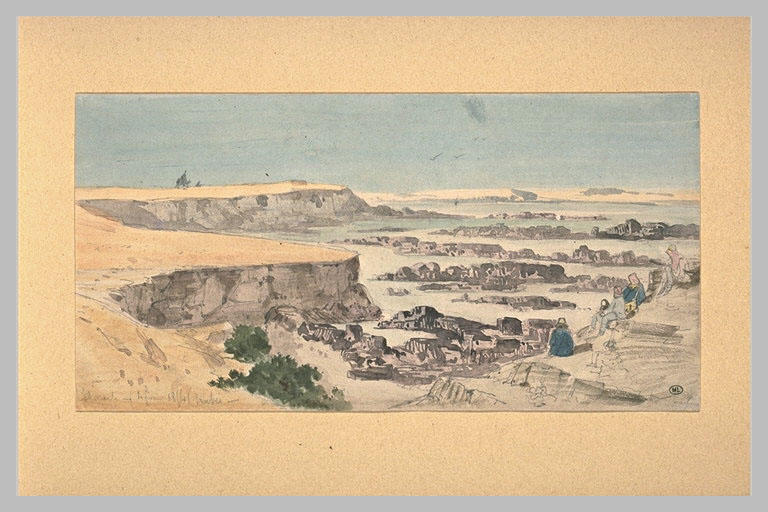 Vue de la deuxième cataracte sur le Nil, en Nubie