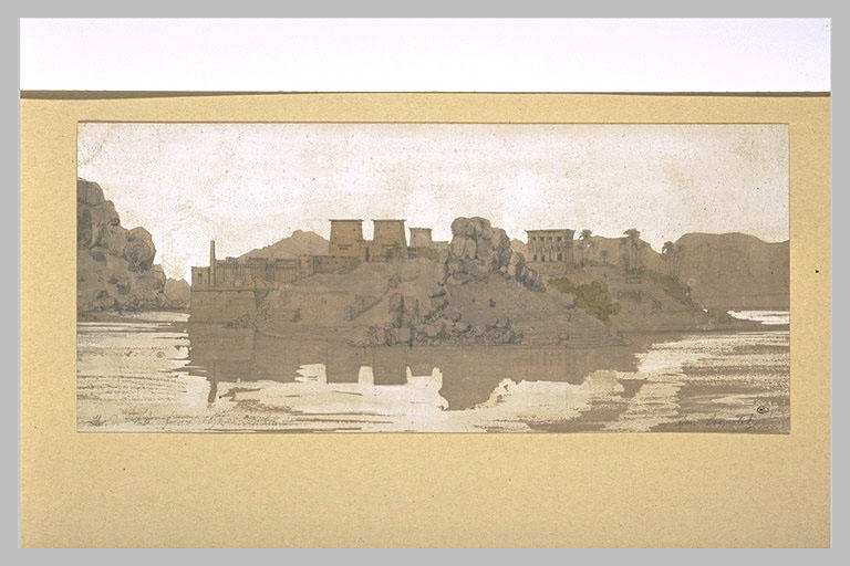 Vue du temple de Philae