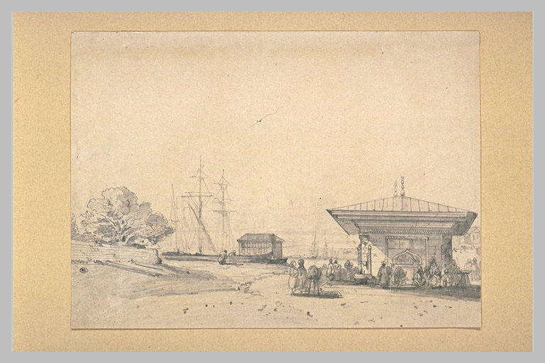A Constantinople, près du port