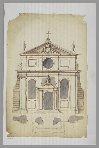 Façade d'une église